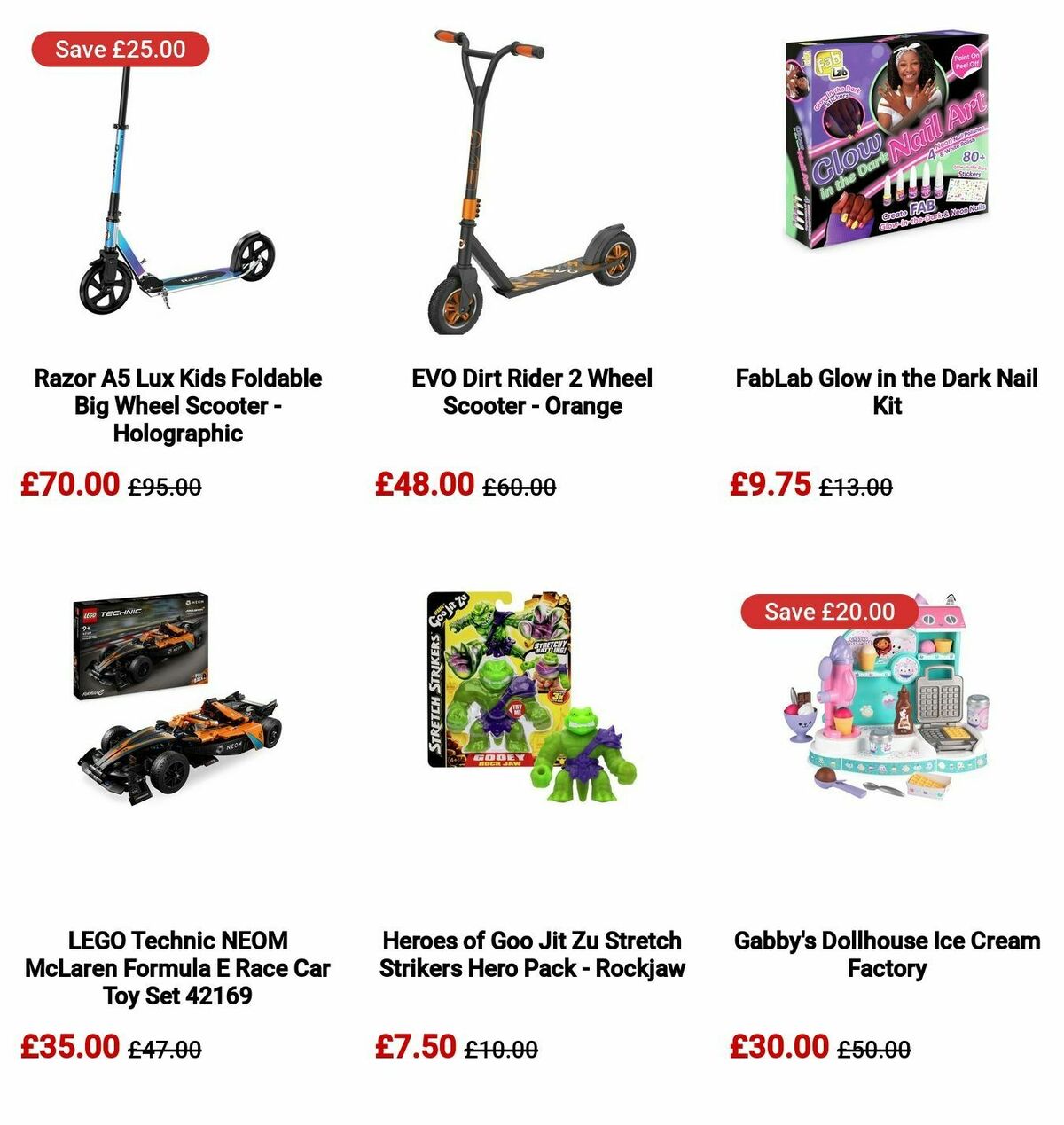 Argos Offers from 21 October