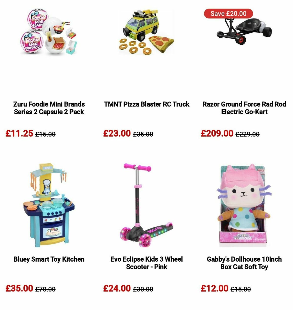 Argos Offers from 21 October