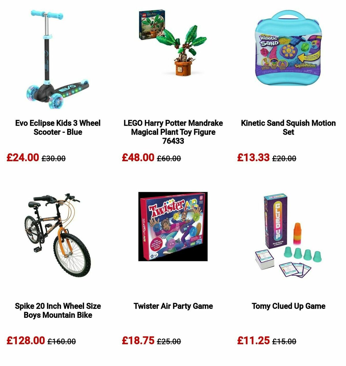 Argos Offers from 21 October