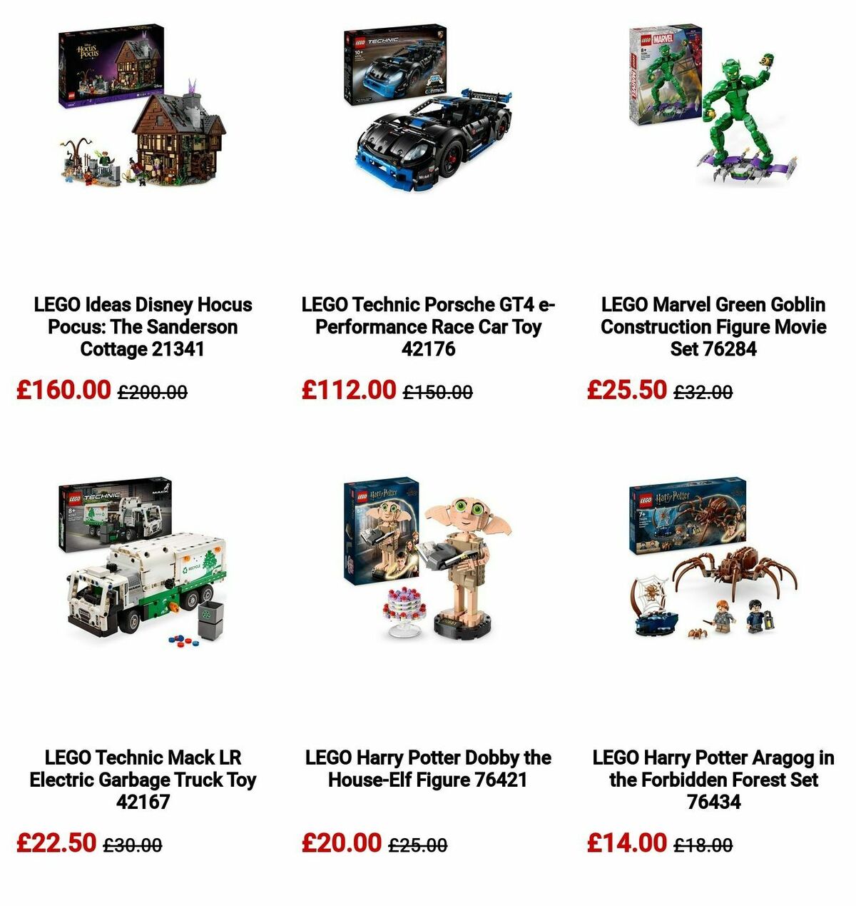 Argos Offers from 21 October