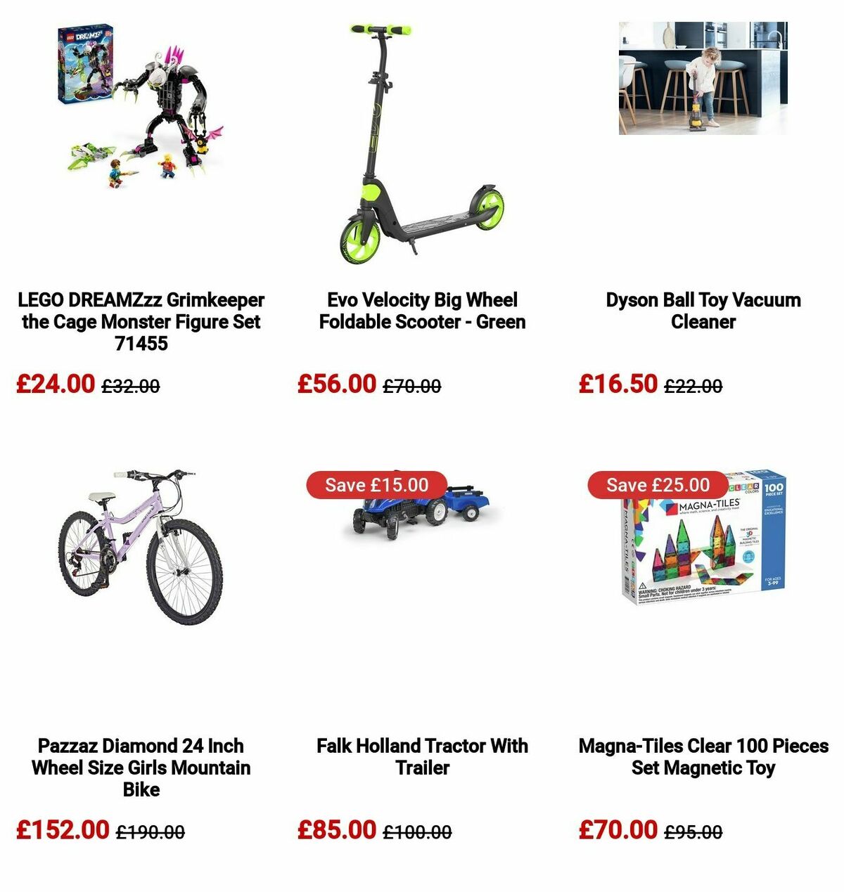 Argos Offers from 21 October