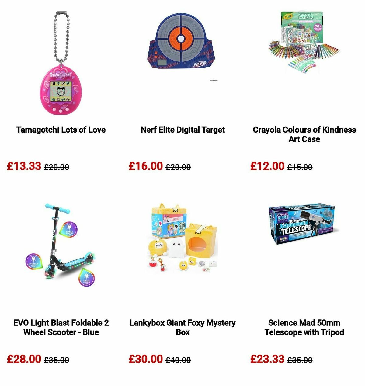 Argos Offers from 21 October