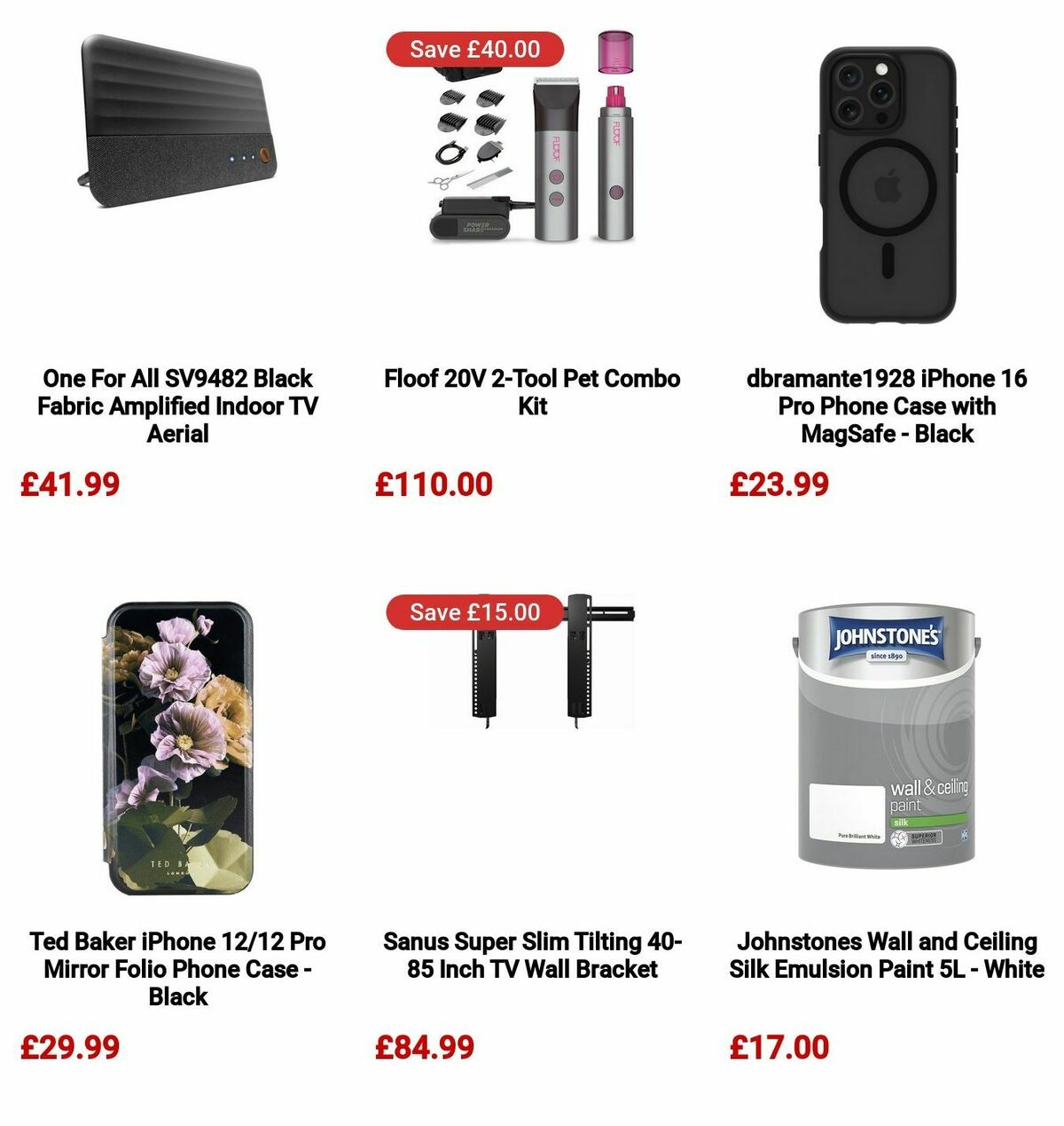 Argos Offers from 4 November