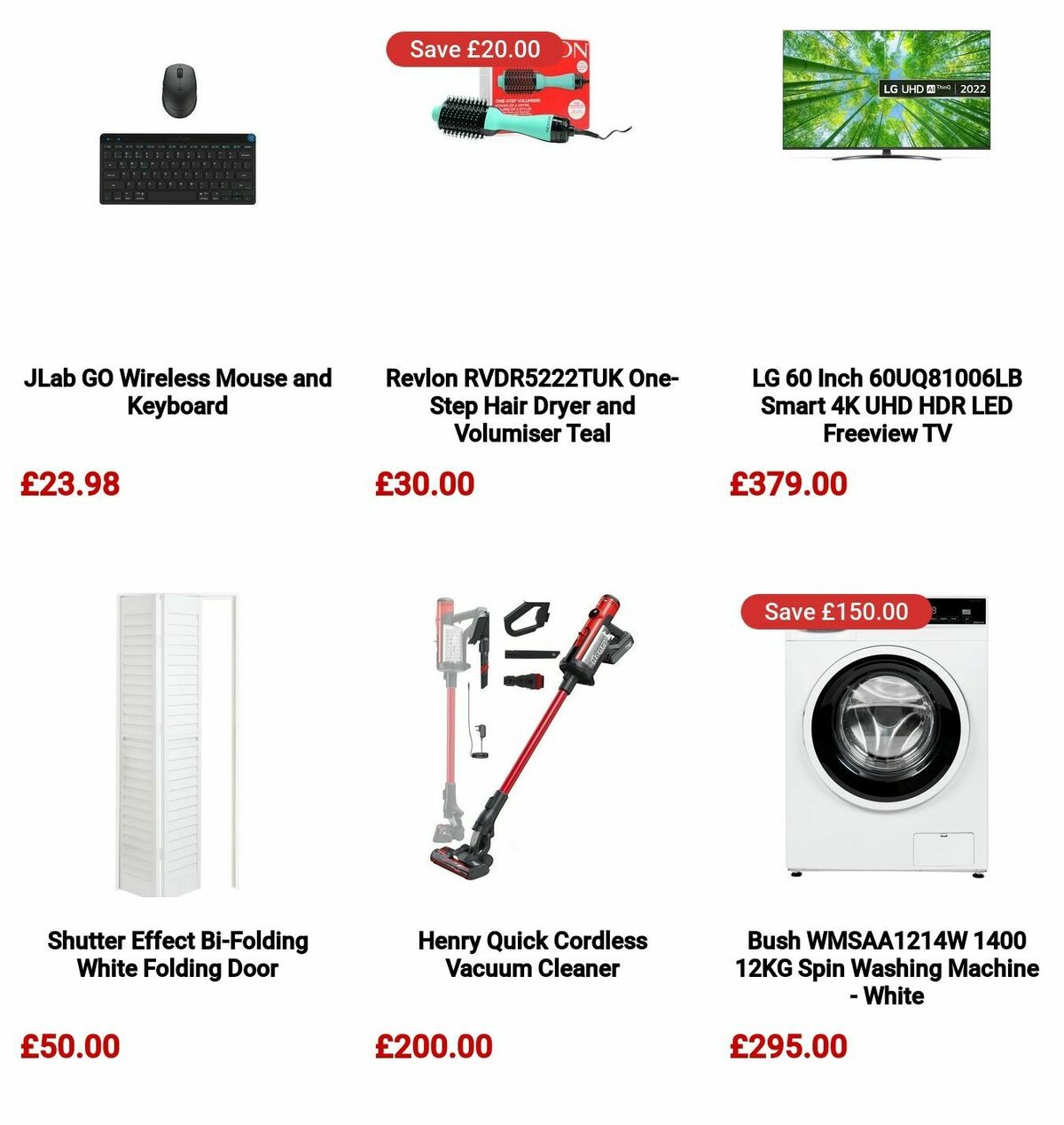 Argos Offers from 4 November