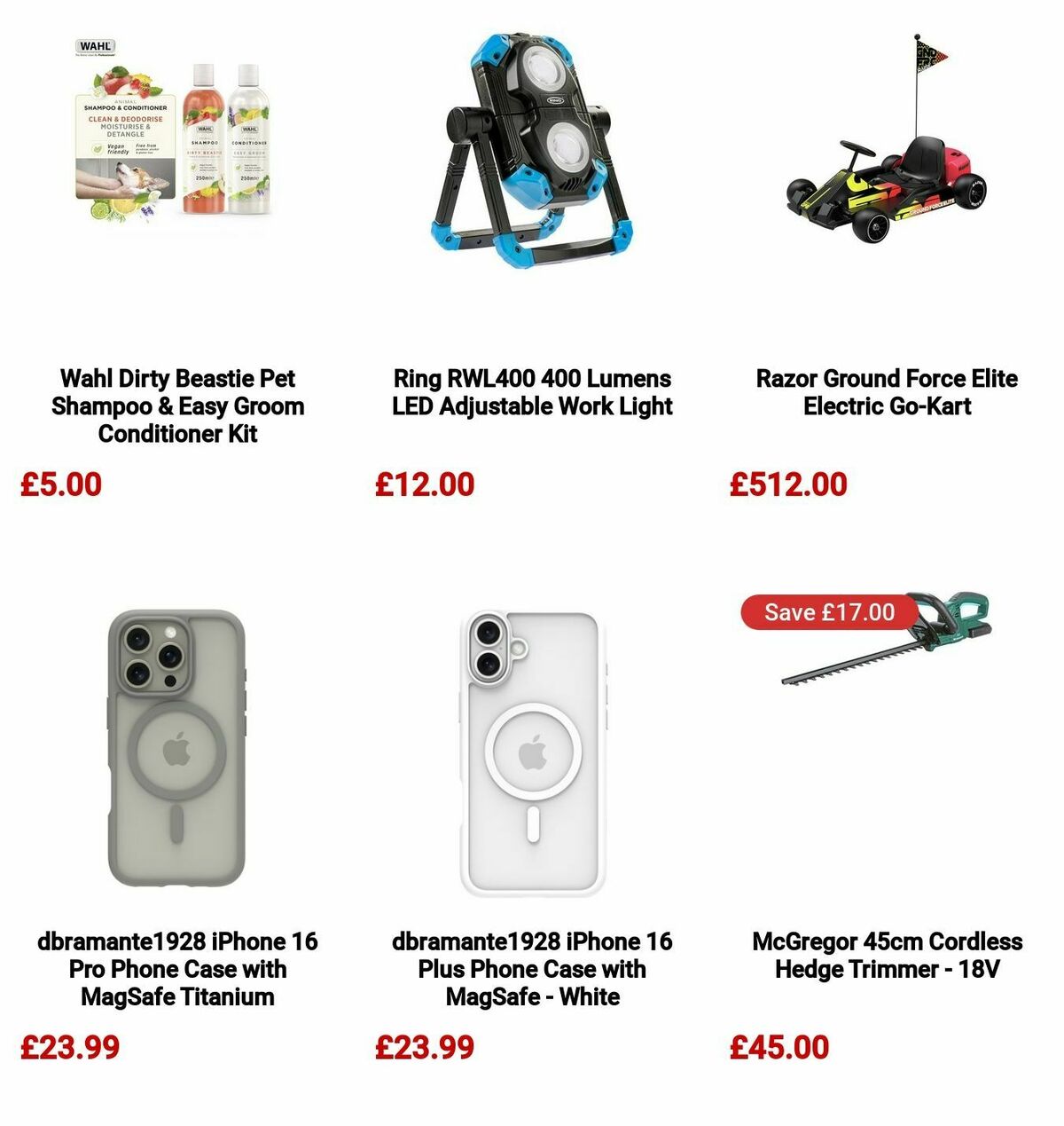 Argos Offers from 4 November