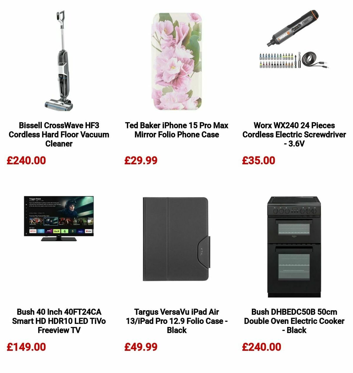 Argos Offers from 4 November