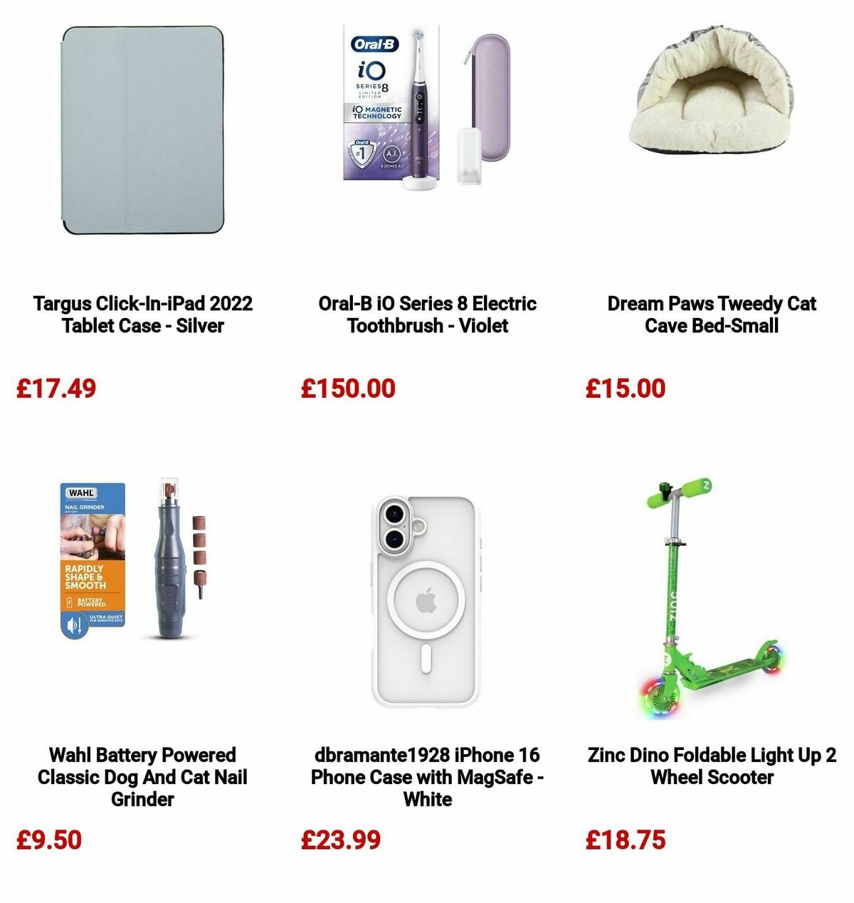 Argos Offers from 4 November