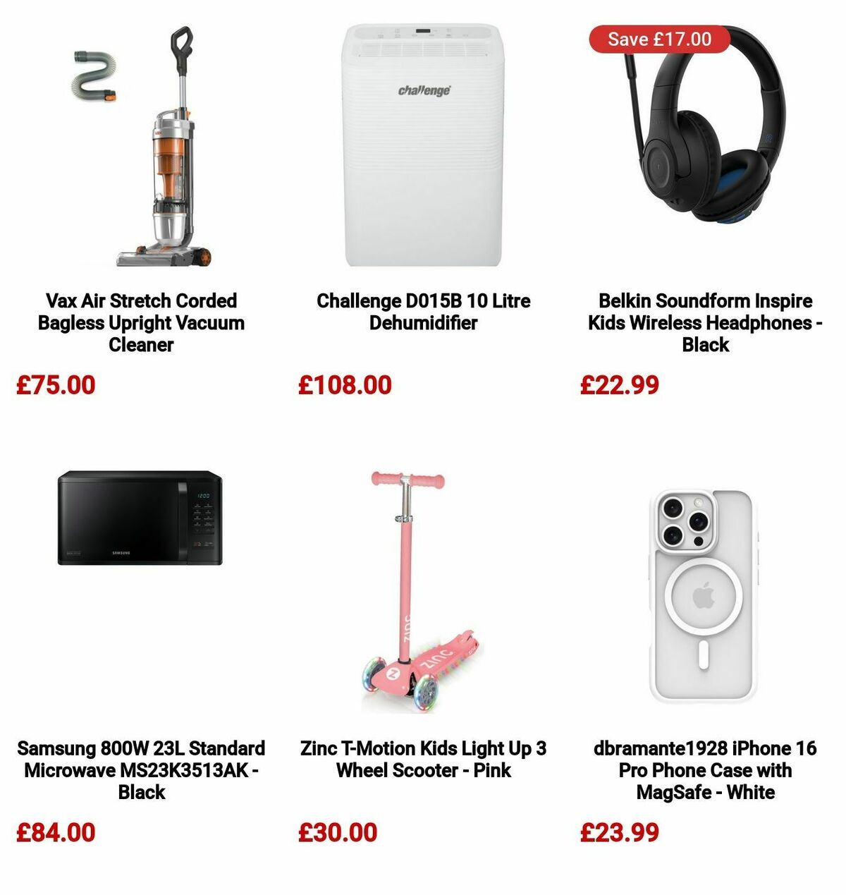 Argos Offers from 4 November