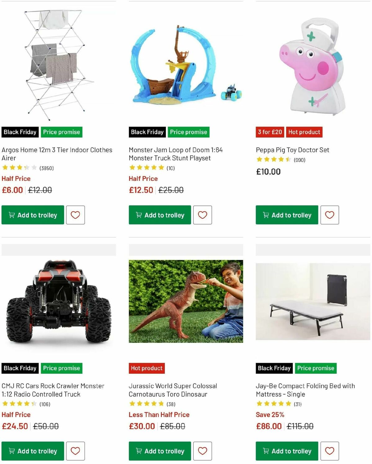 Argos Offers from 19 November