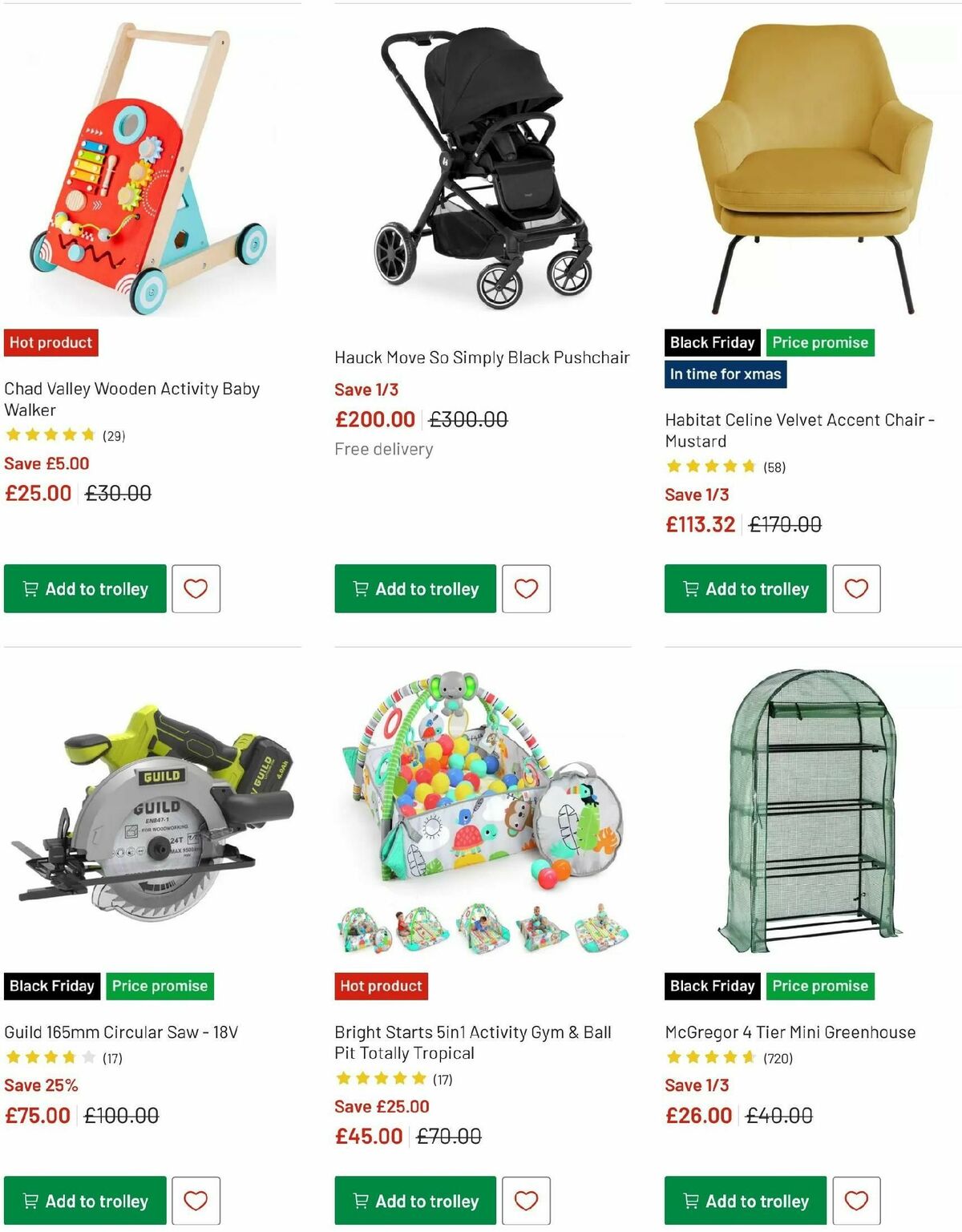 Argos Offers from 19 November