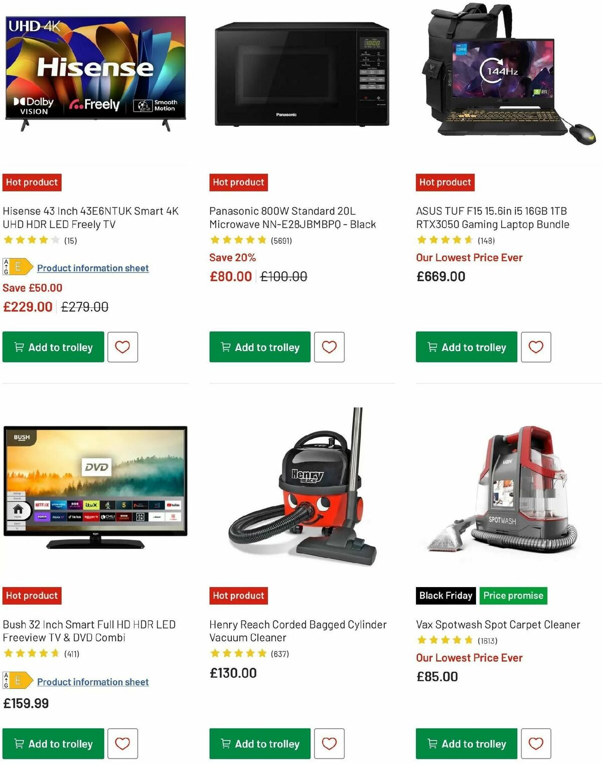 Argos Offers from 19 November