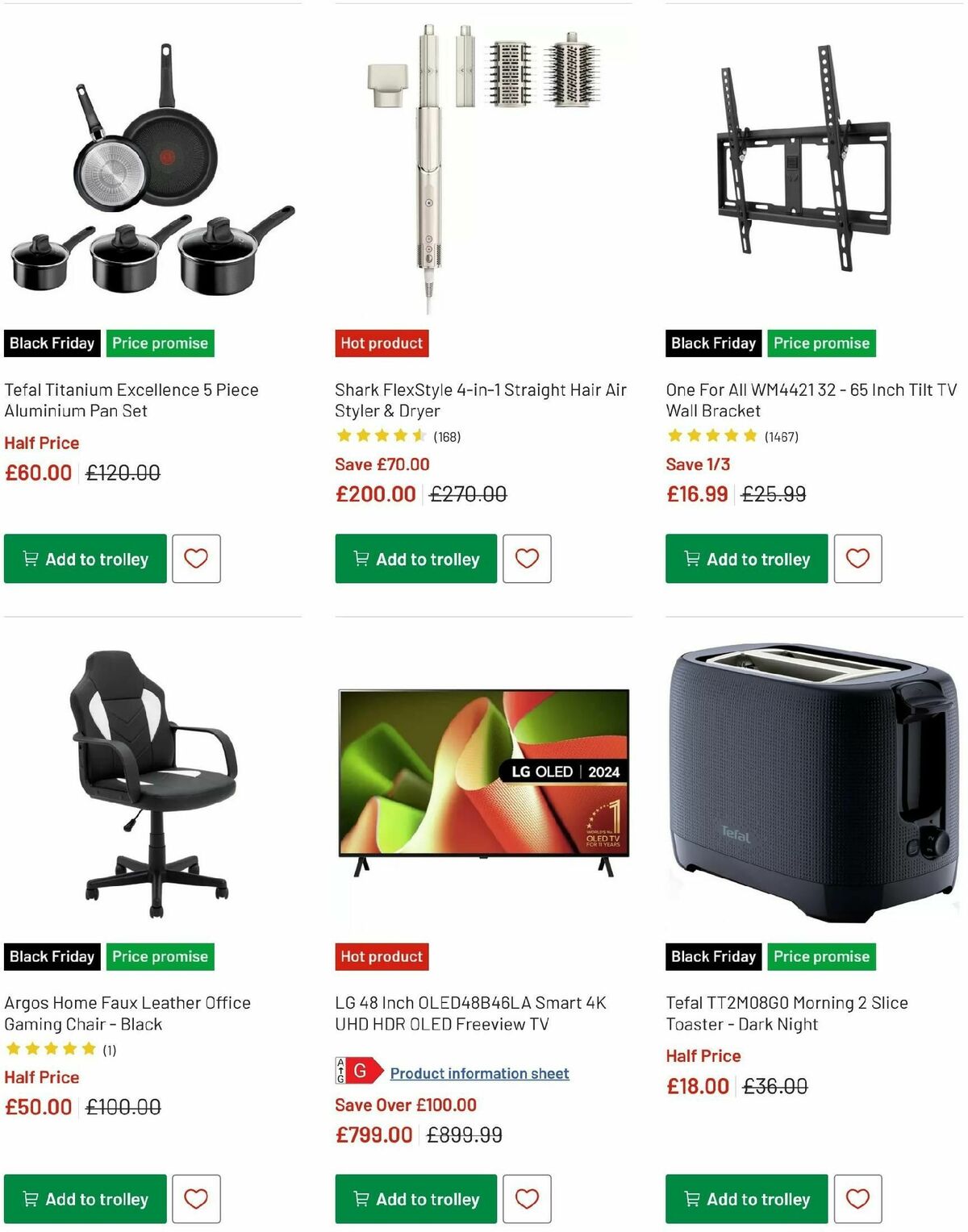 Argos Offers from 19 November