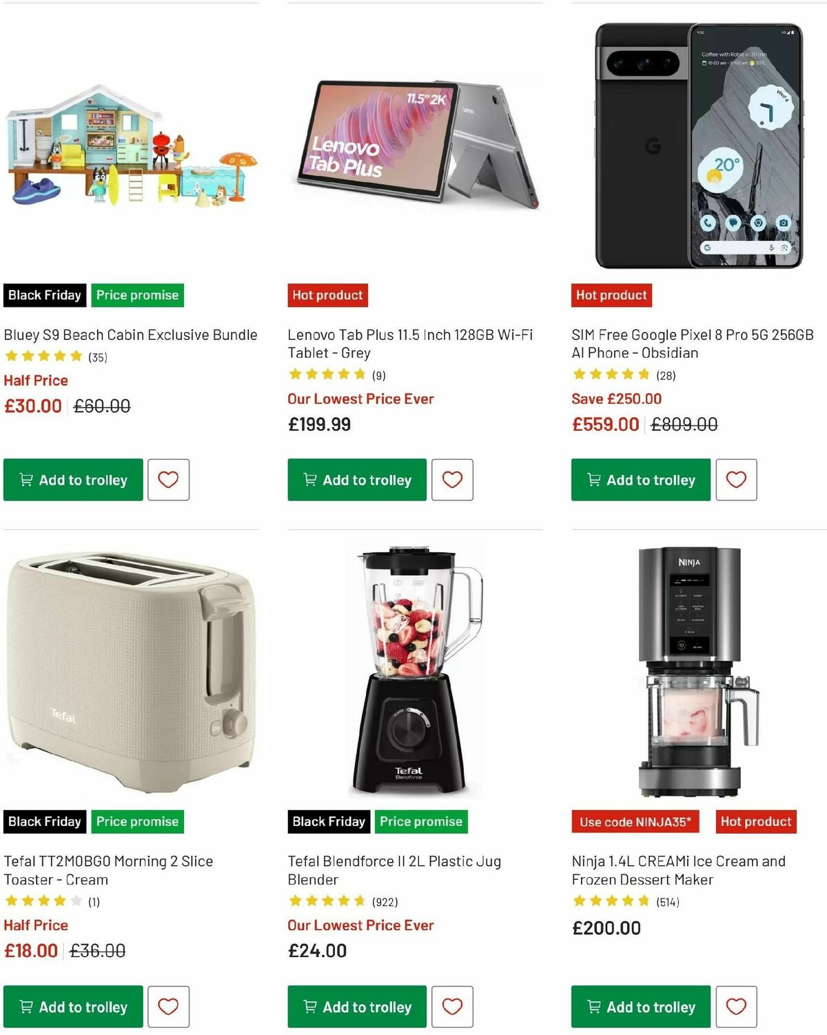 Argos Offers from 19 November