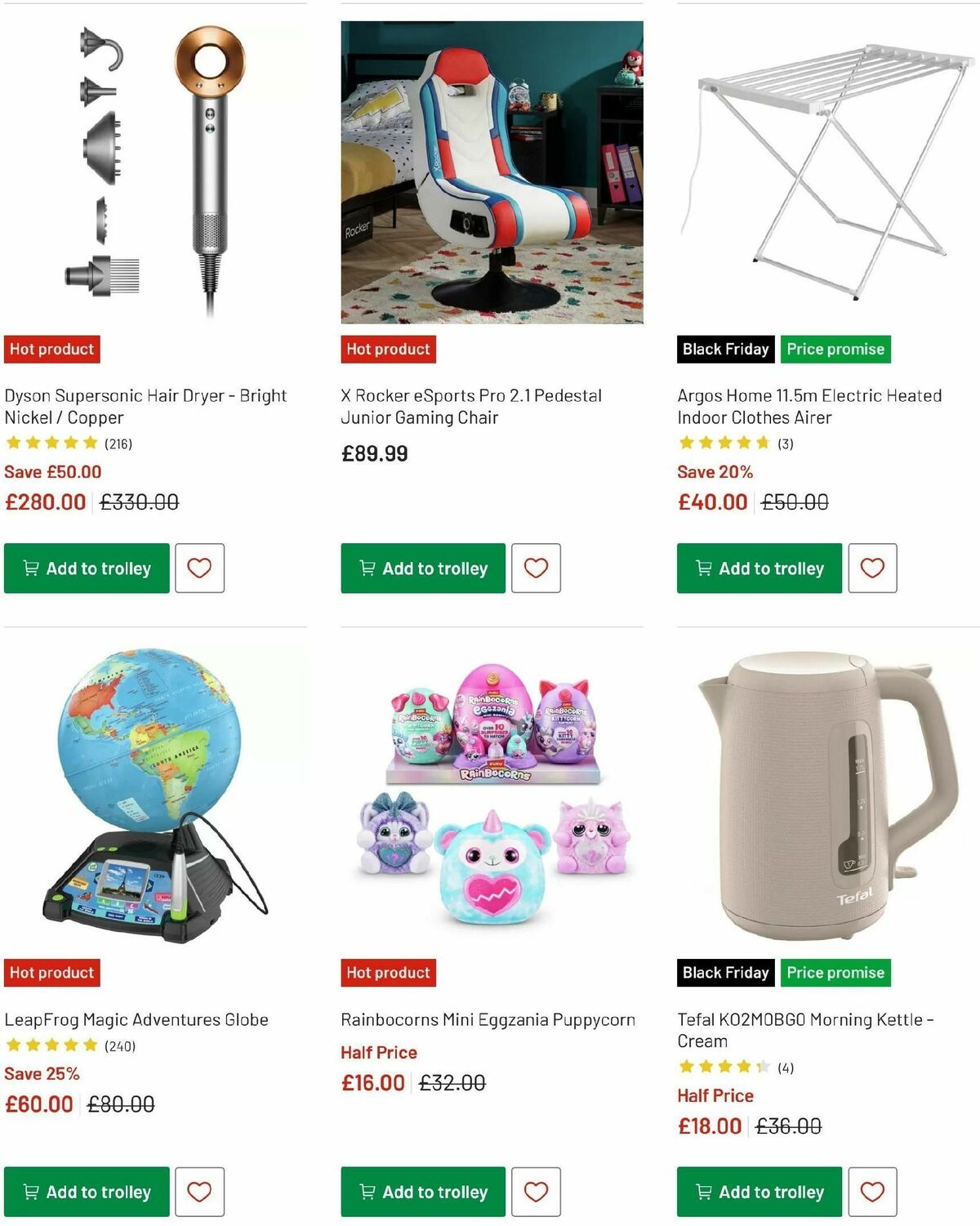 Argos Offers from 19 November