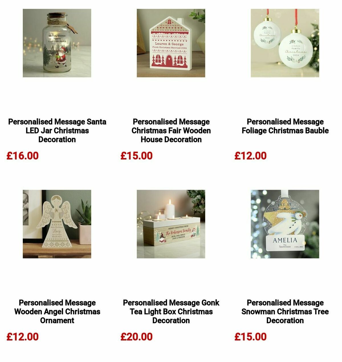 Argos Christmas Decorations Offers from 3 December