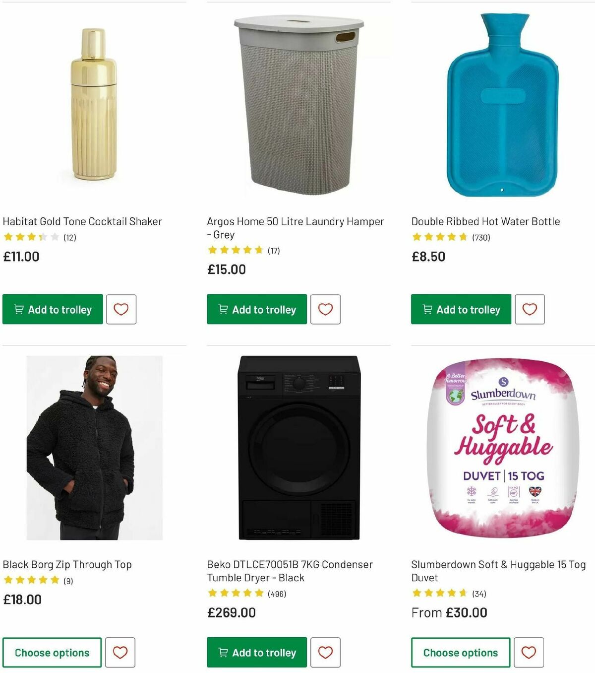 Argos Winter Essentials Offers from 16 December