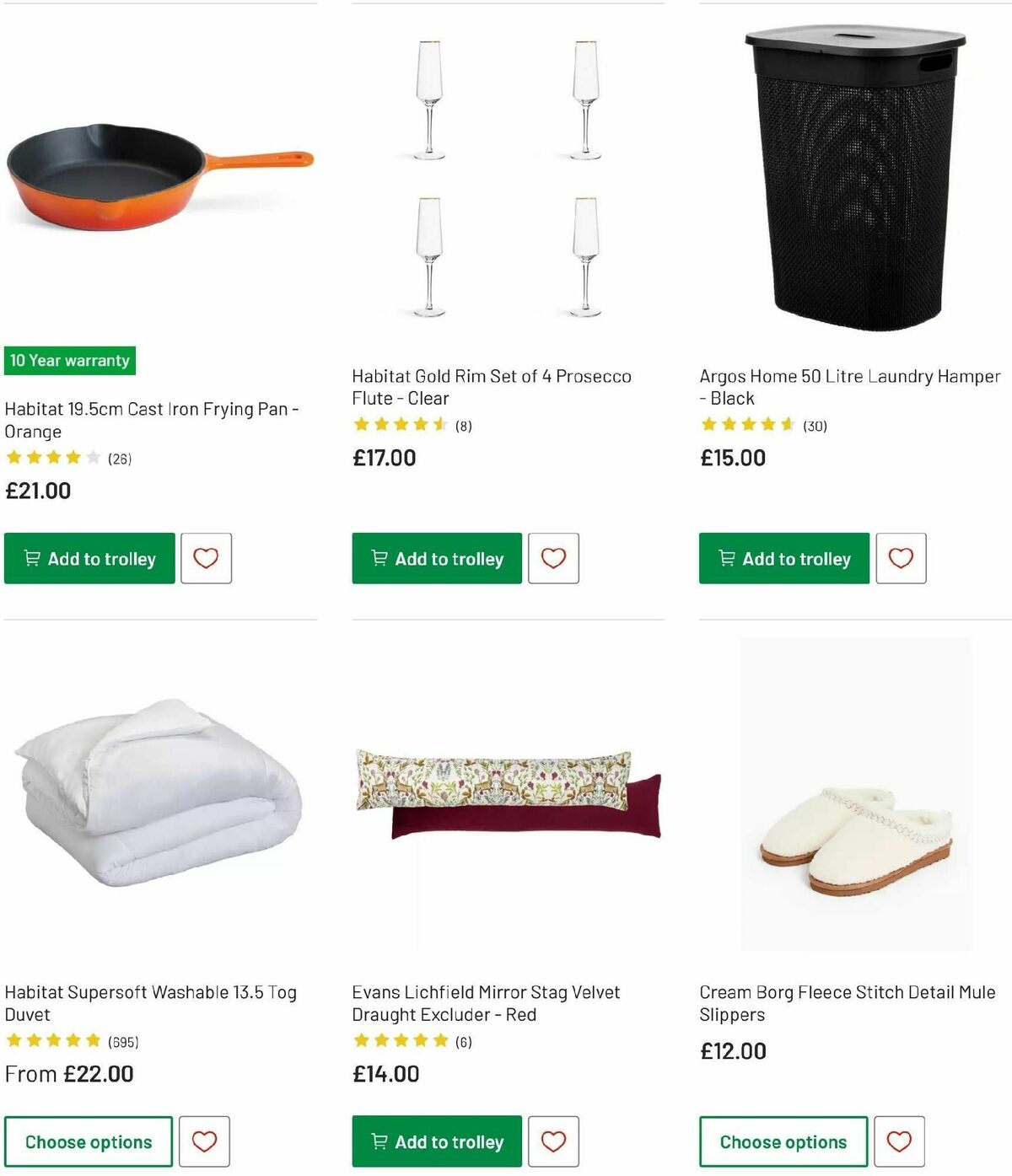 Argos Winter Essentials Offers from 16 December