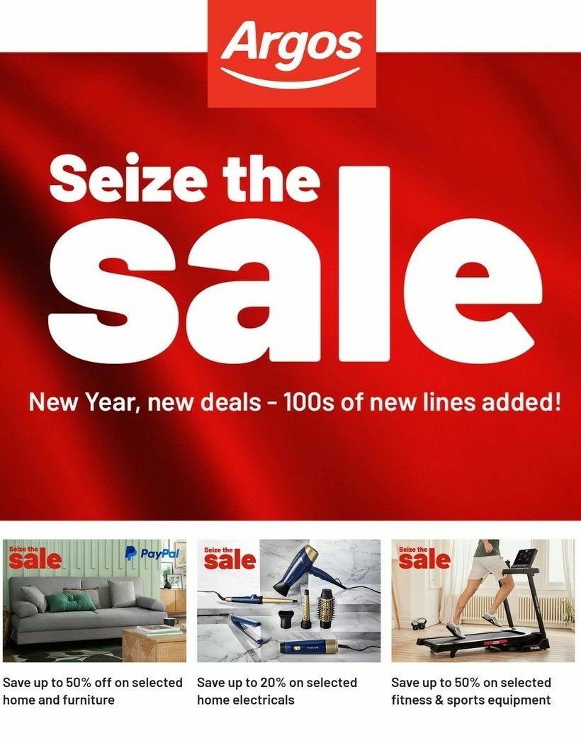 Argos Offers from 2 January