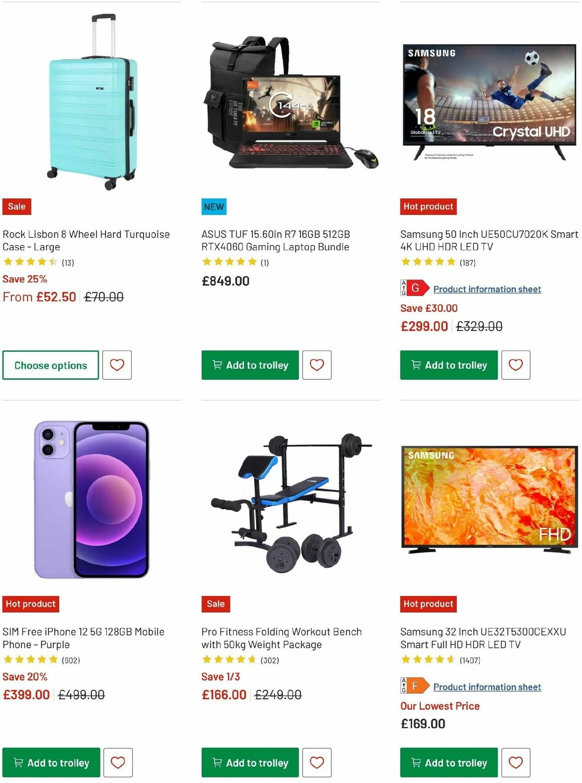 Argos Offers from 2 January