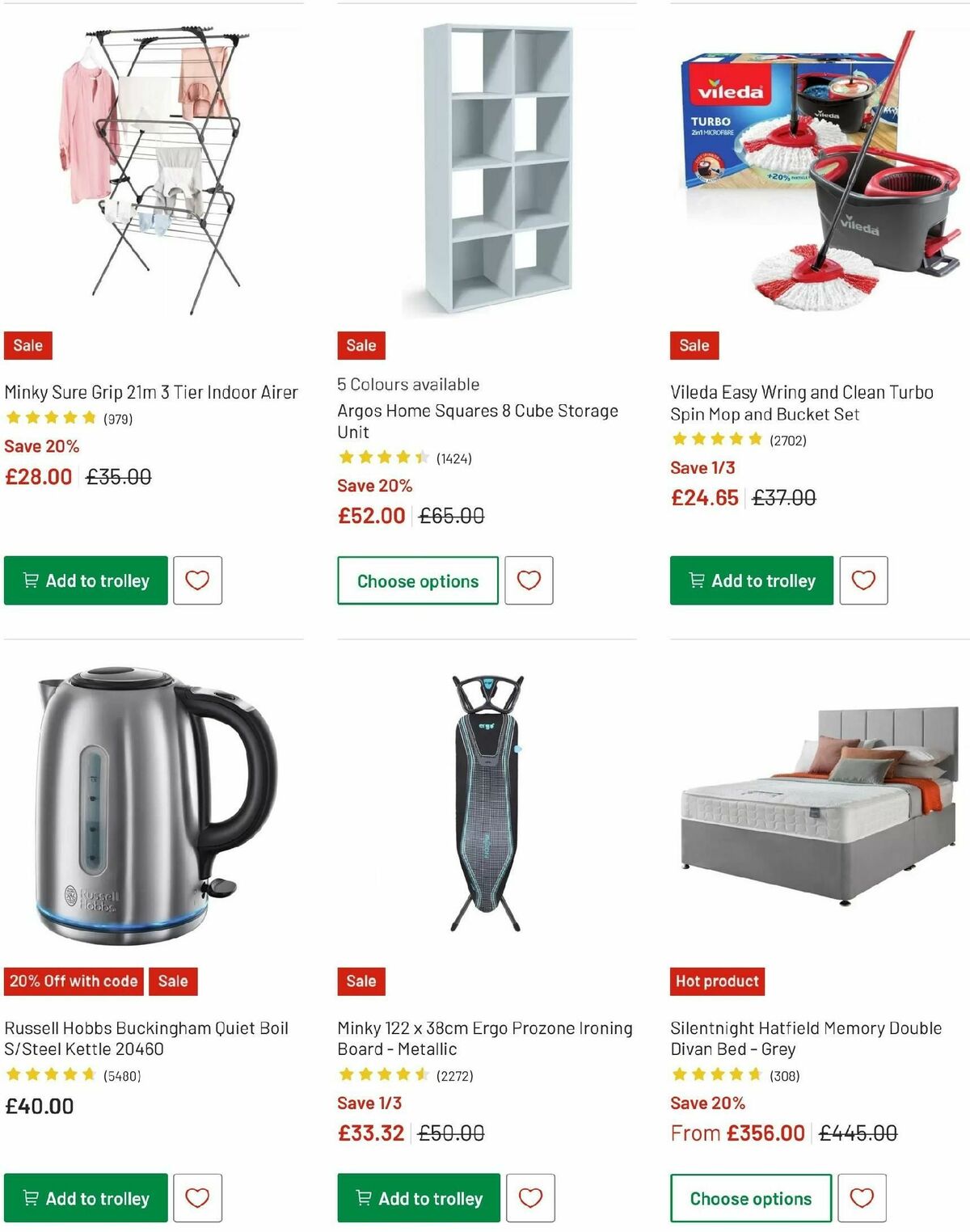 Argos Offers from 2 January