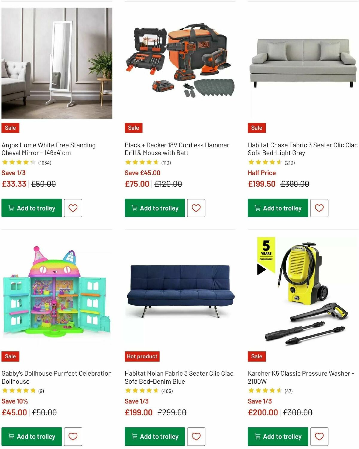 Argos Offers from 2 January