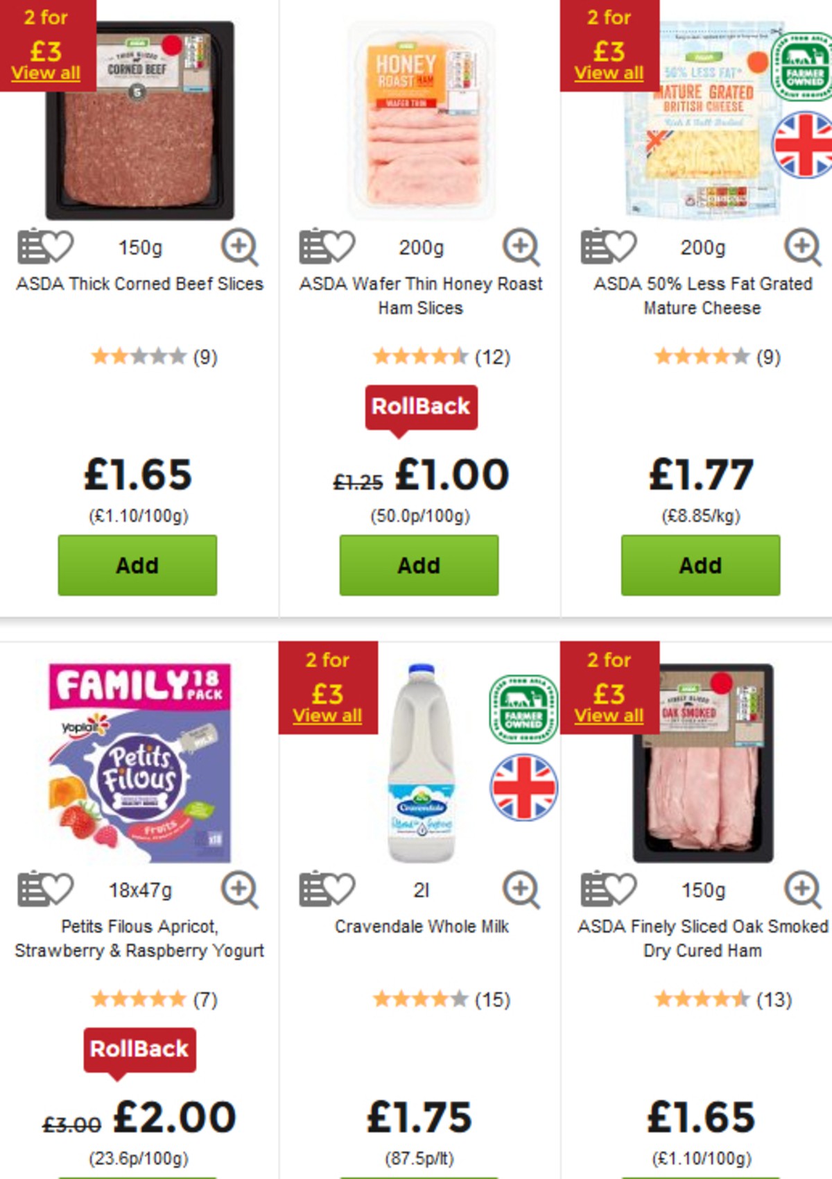 ASDA Offers from 3 May