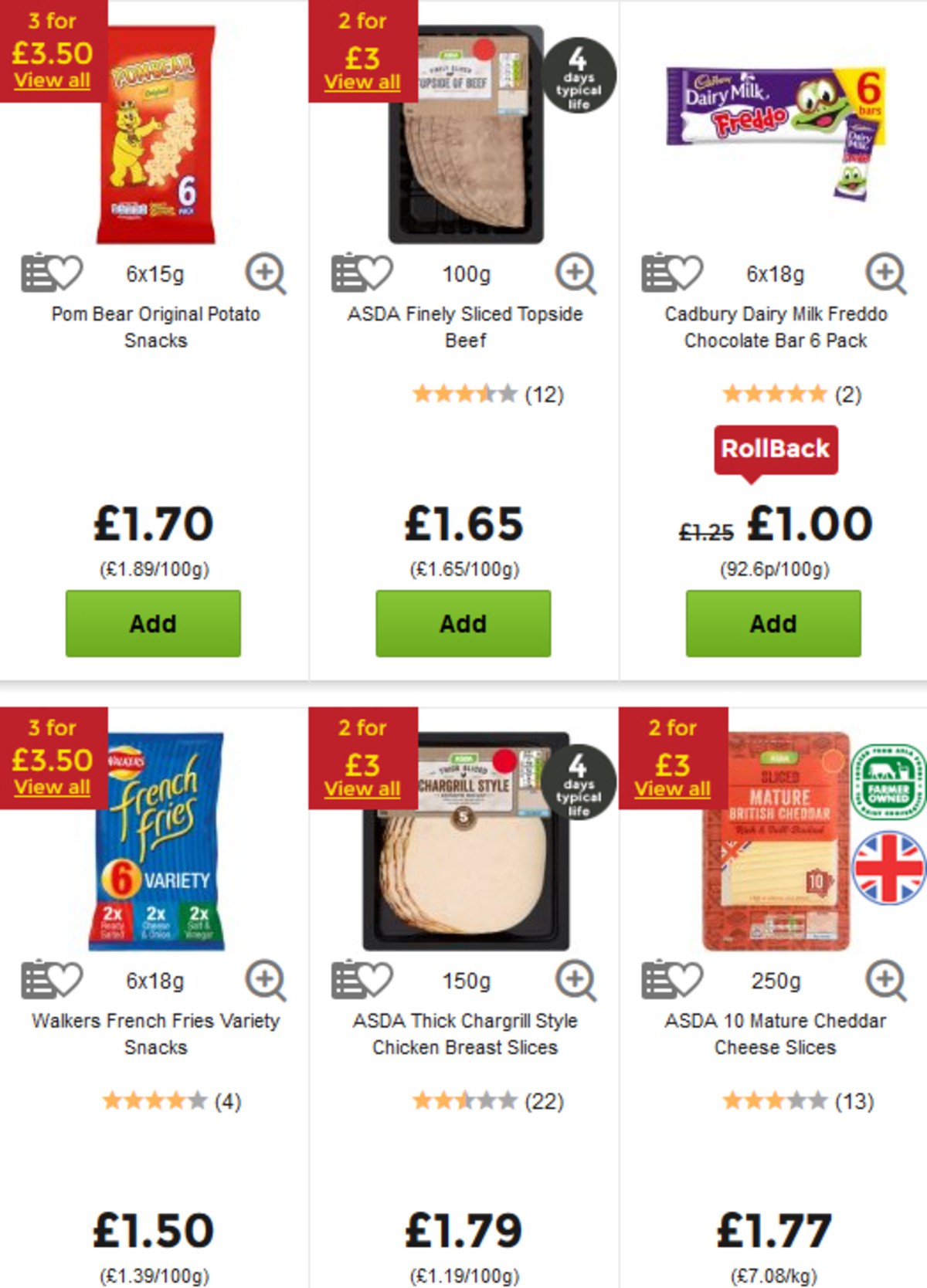 ASDA Offers from 3 May