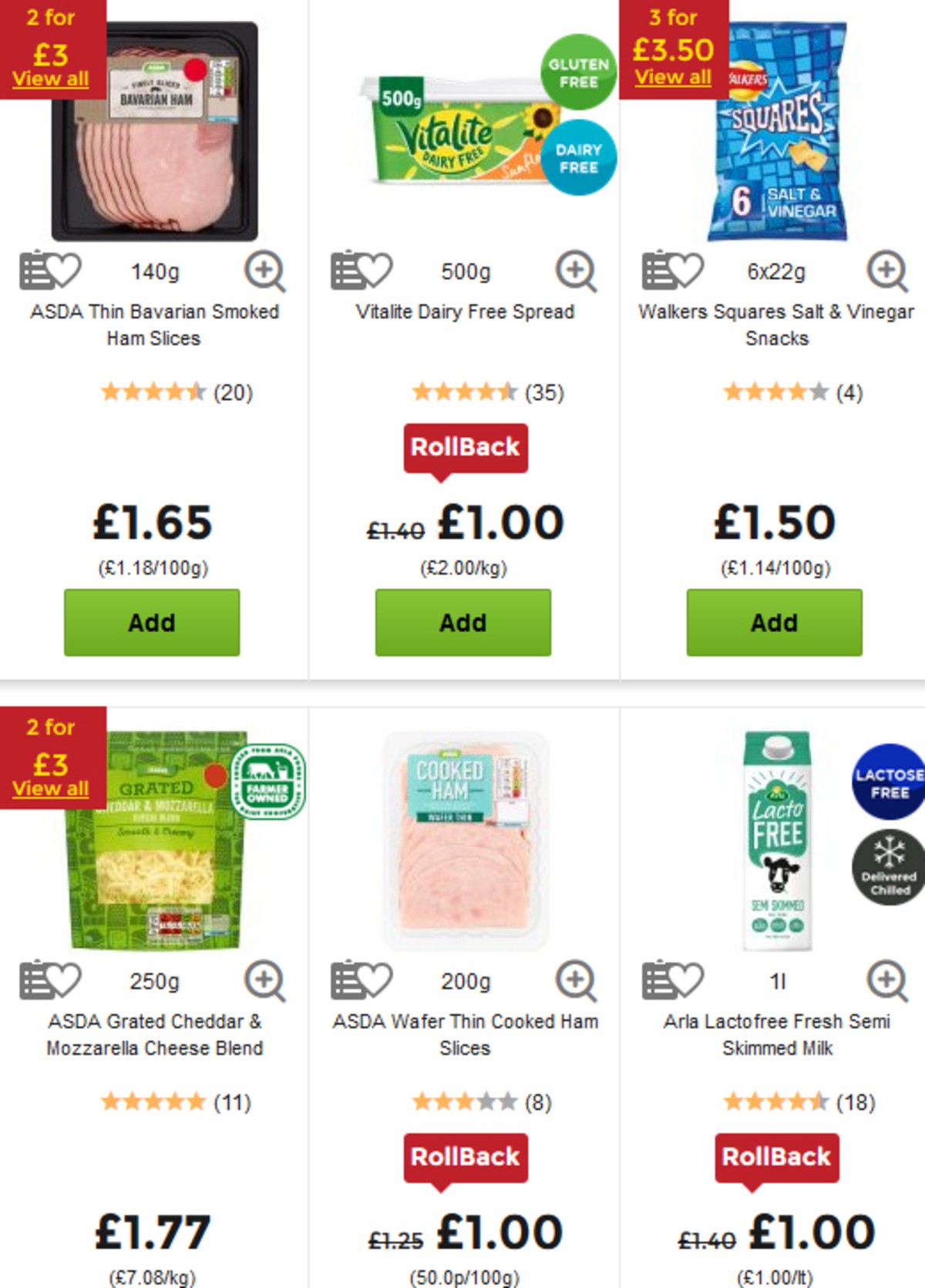 ASDA Offers from 3 May