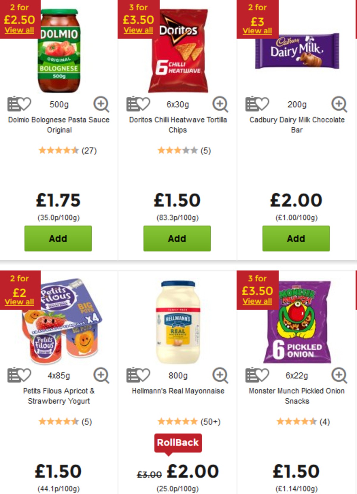 ASDA Offers from 3 May