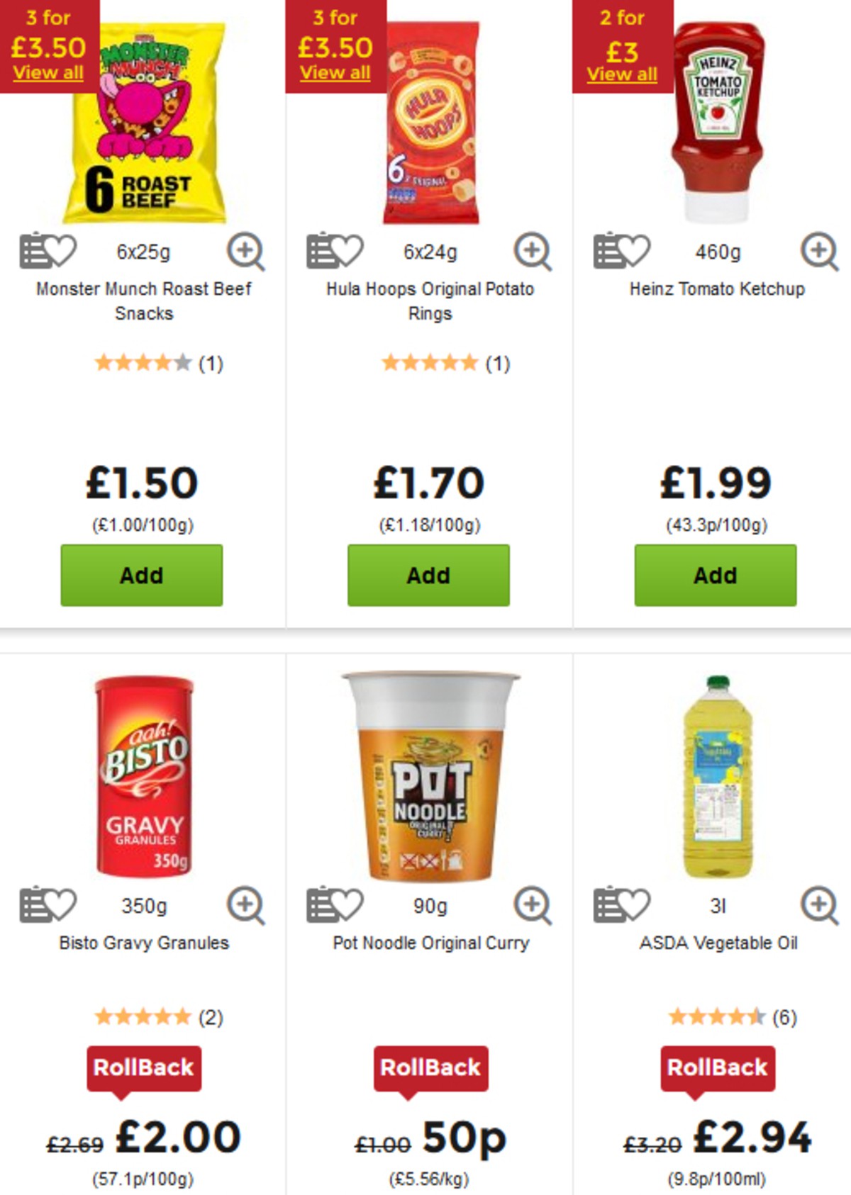 ASDA Offers from 3 May