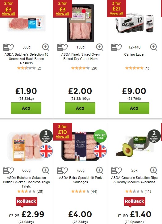 ASDA Offers from 21 June