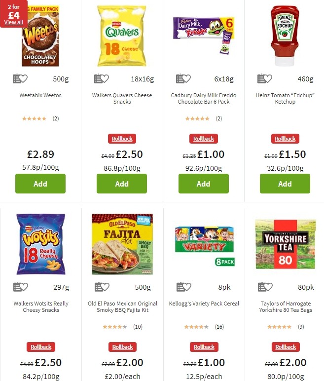 ASDA Offers from 16 August