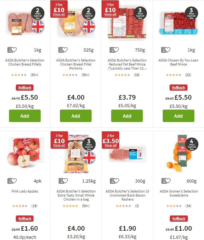 ASDA Offers from 16 August