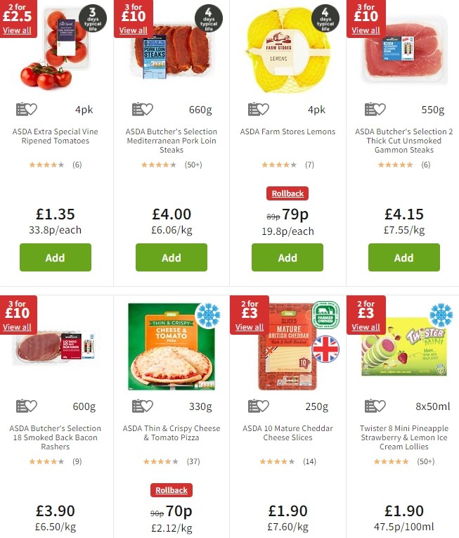 ASDA Offers from 23 August