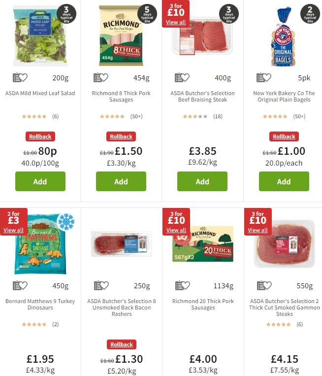 ASDA Offers from 23 August