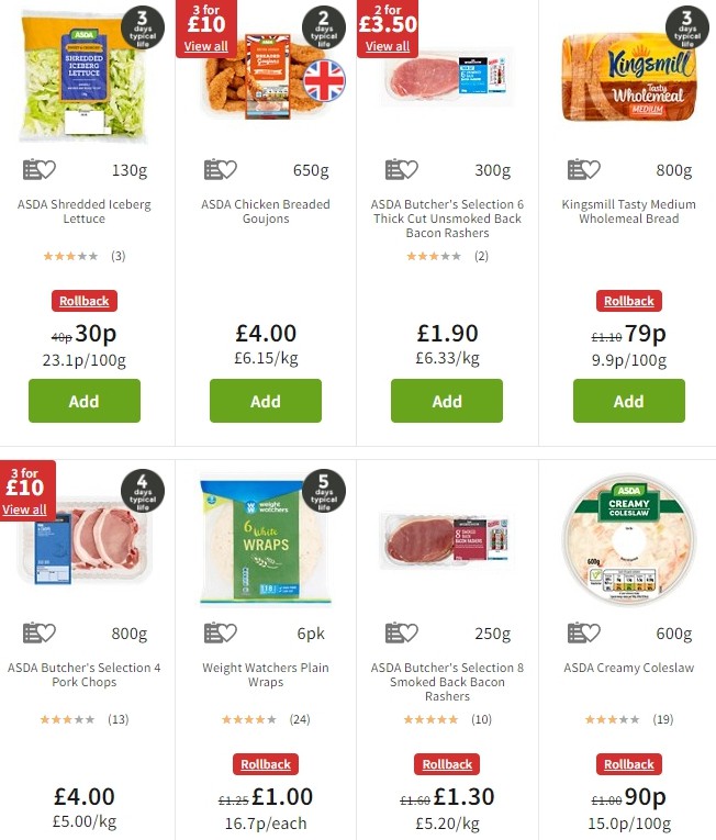 ASDA Offers from 23 August