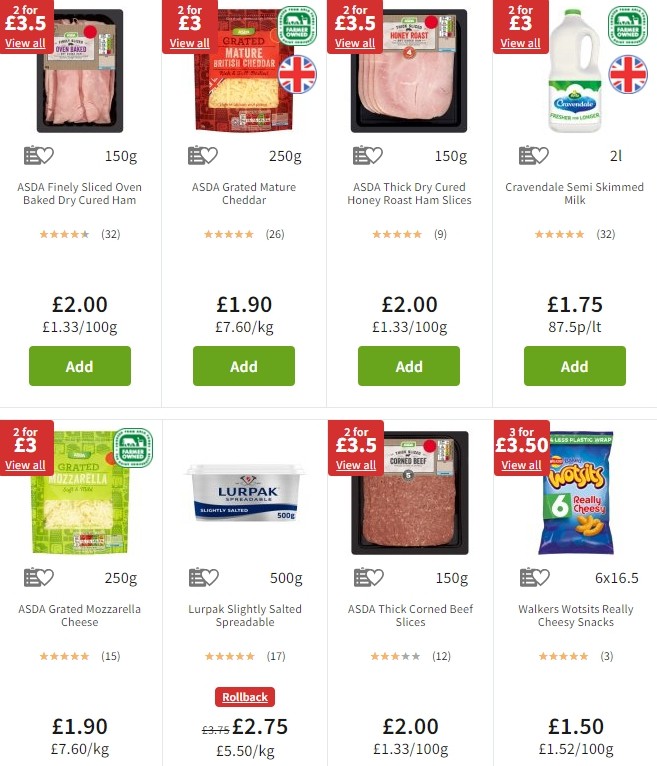 ASDA Offers from 23 August