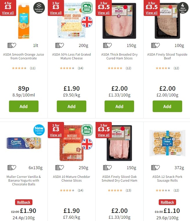 ASDA Offers from 23 August