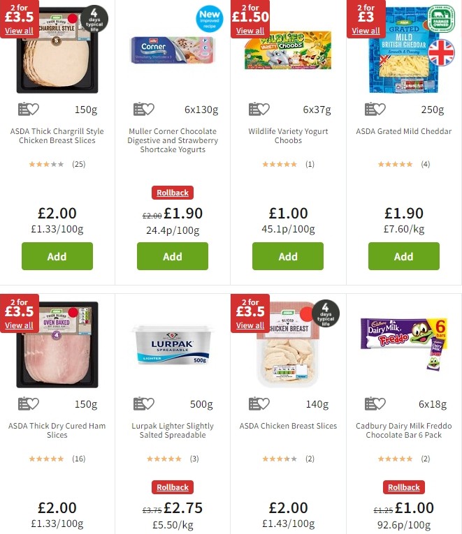 ASDA Offers from 23 August