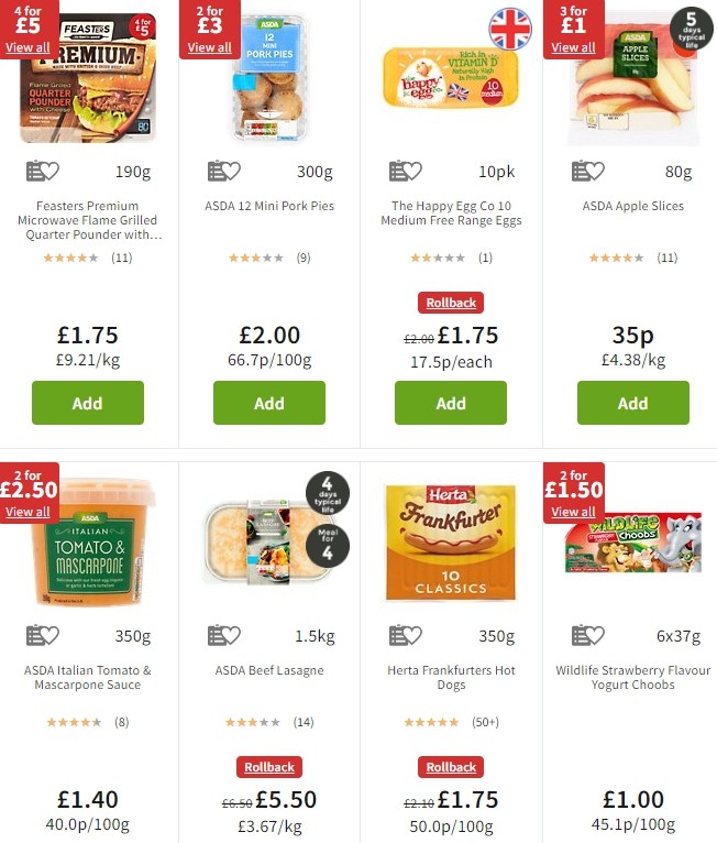 ASDA Offers from 23 August