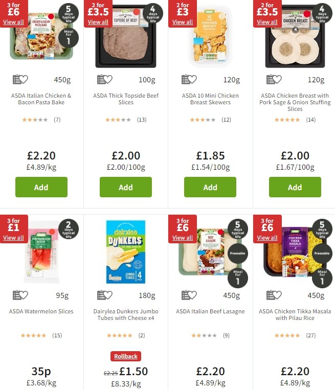 ASDA Offers from 23 August