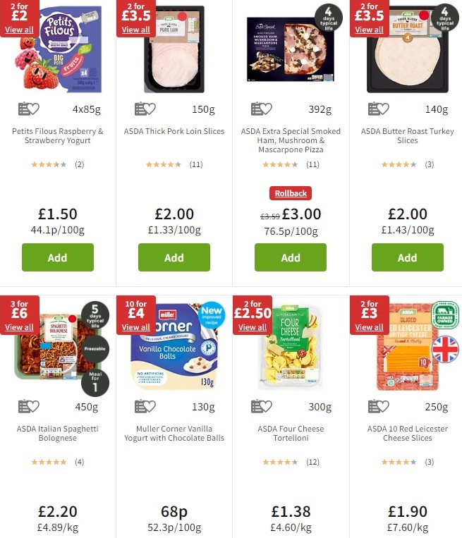 ASDA Offers from 23 August