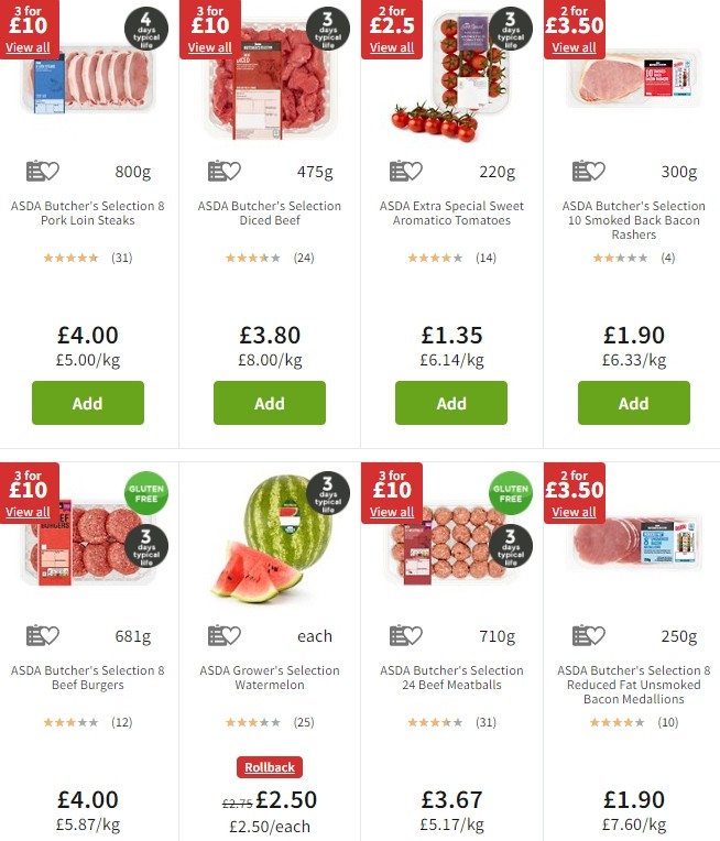 ASDA Offers from 23 August