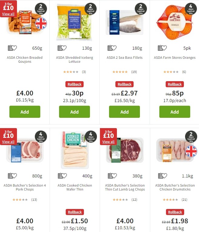 ASDA Offers from 30 August