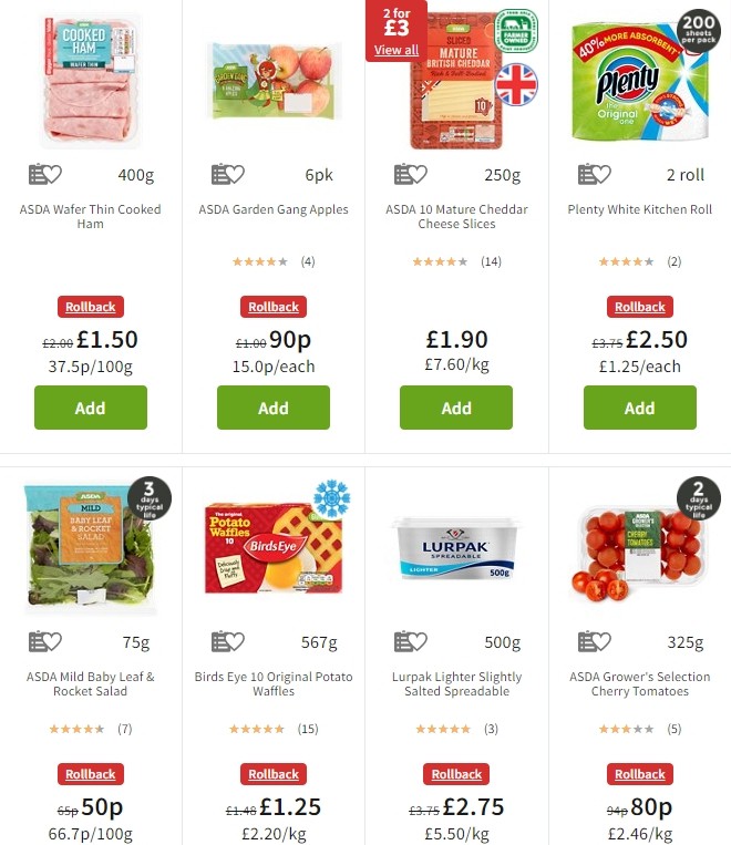 ASDA Offers from 30 August