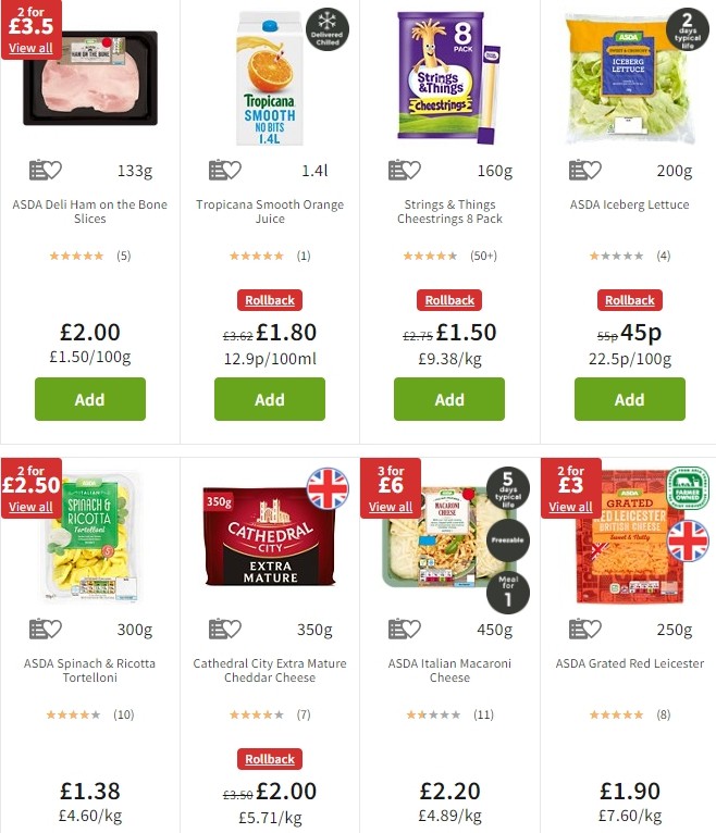 ASDA Offers from 30 August