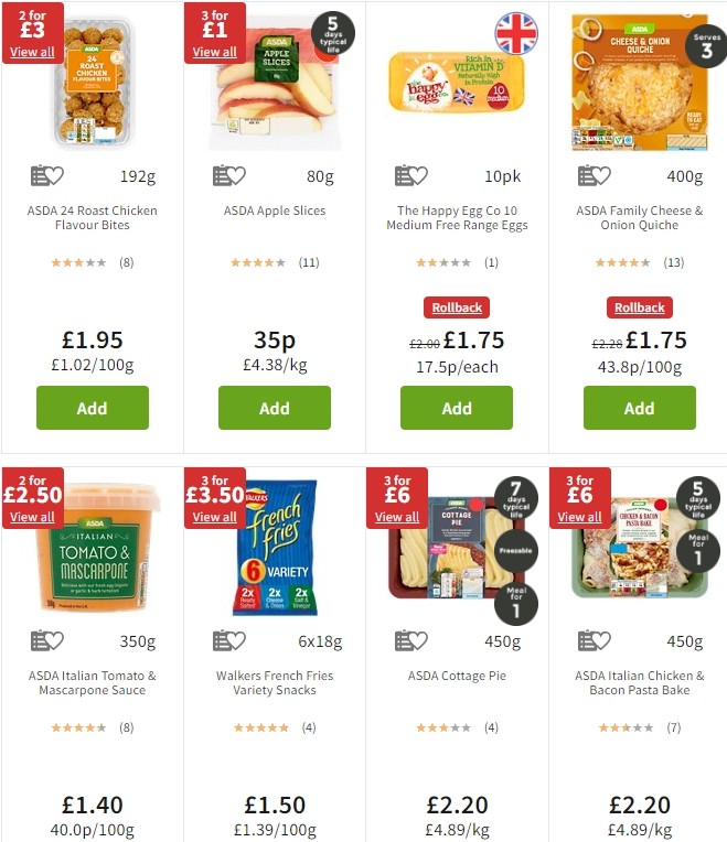 ASDA Offers from 30 August