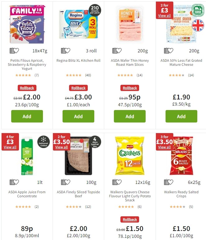 ASDA Offers from 20 September