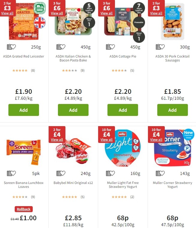 ASDA Offers from 4 October