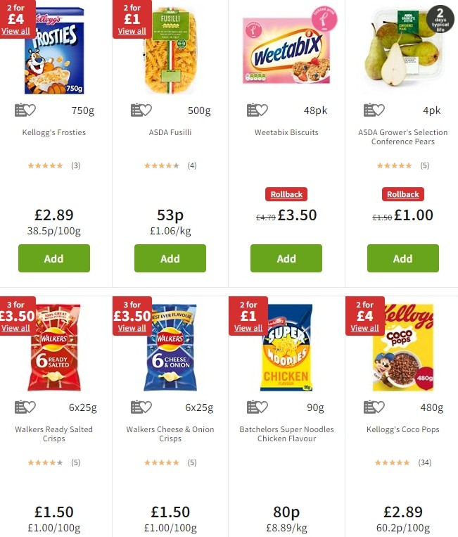 ASDA Offers from 4 October